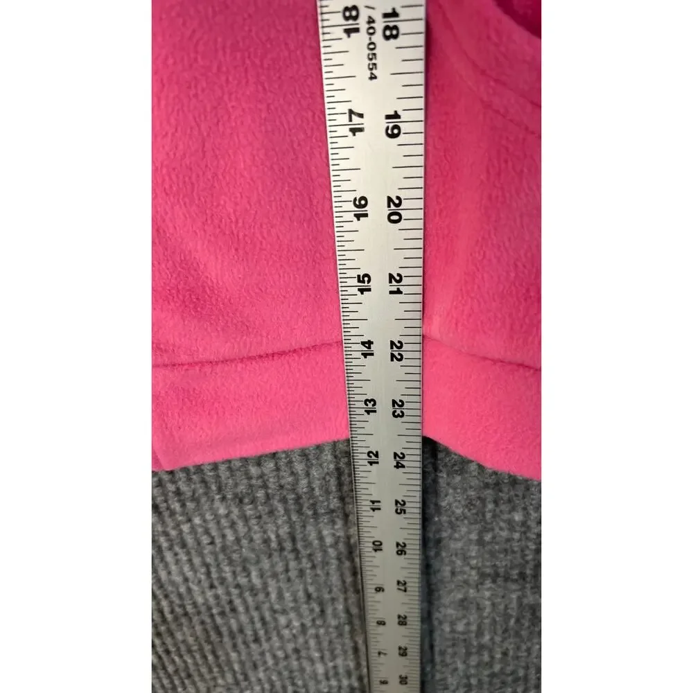 Muk Luks Lounge Set Womens Medium Fleece Pink Blue Jacket Pants Cozy 2 Piece